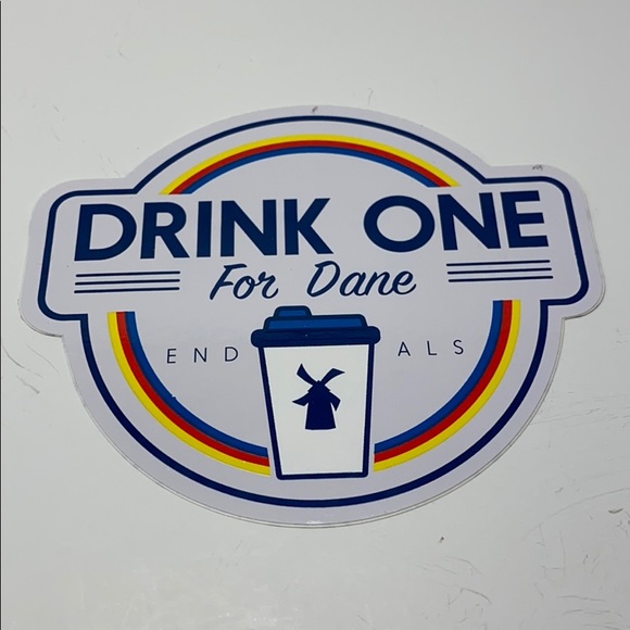 Dutch Bros Other Dutch Bros Drink One For Dane Sticker Poshmark
